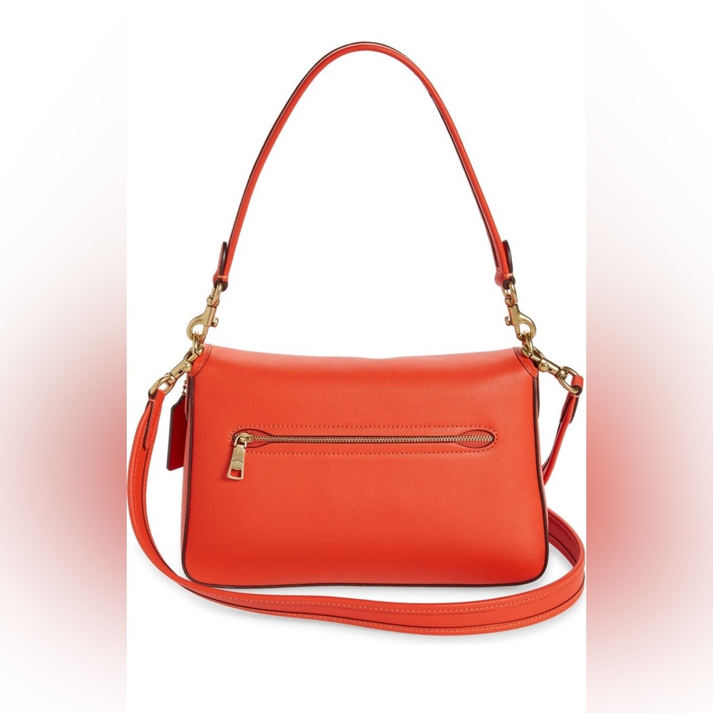 SOLD!—Coach soft Tabby. Red orange color. - Picture 2 of 7